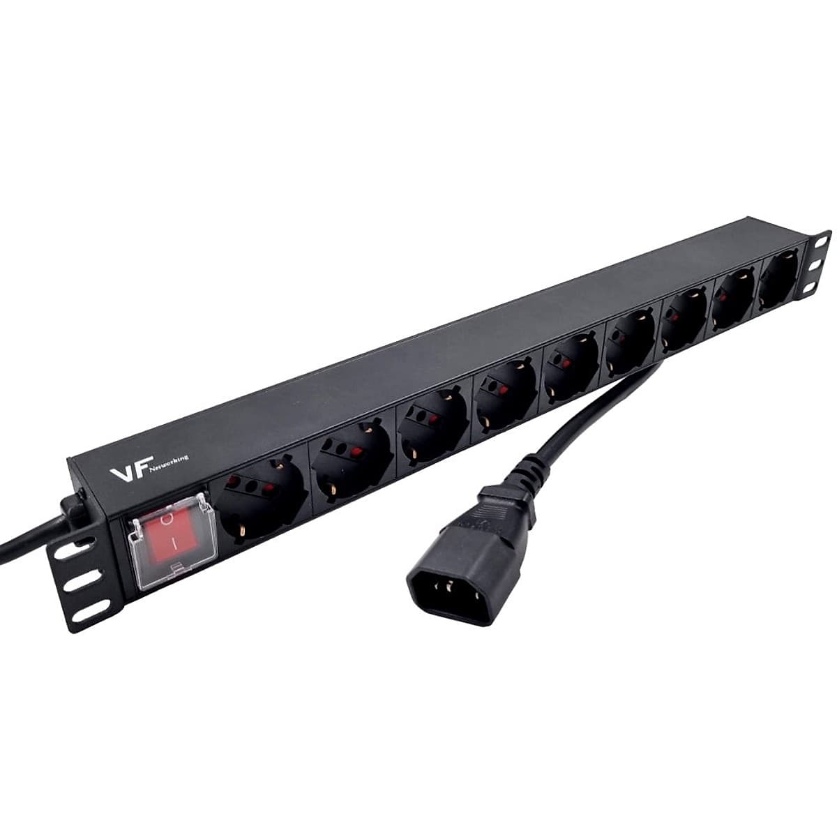 Vf-Pdu 9 Tomas Comb Schuko/3 En Línea 3 Mts A C14 - 19"