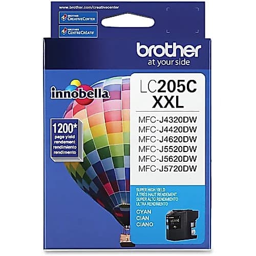Cartucho De Tinta Brother Magenta Lc205m Para Inkjet Mfc4620