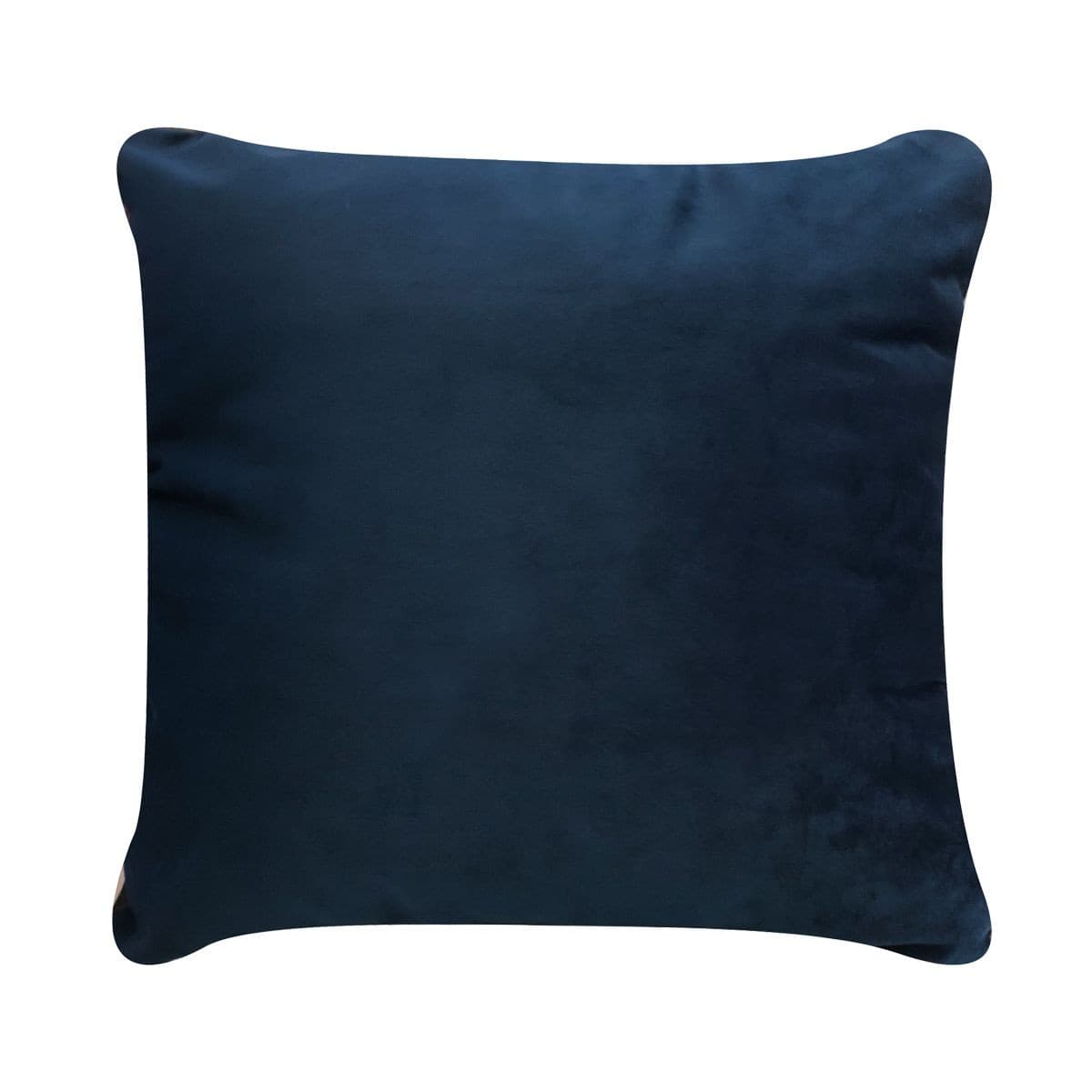 Almohadon Vell Basic 40x40 Azul