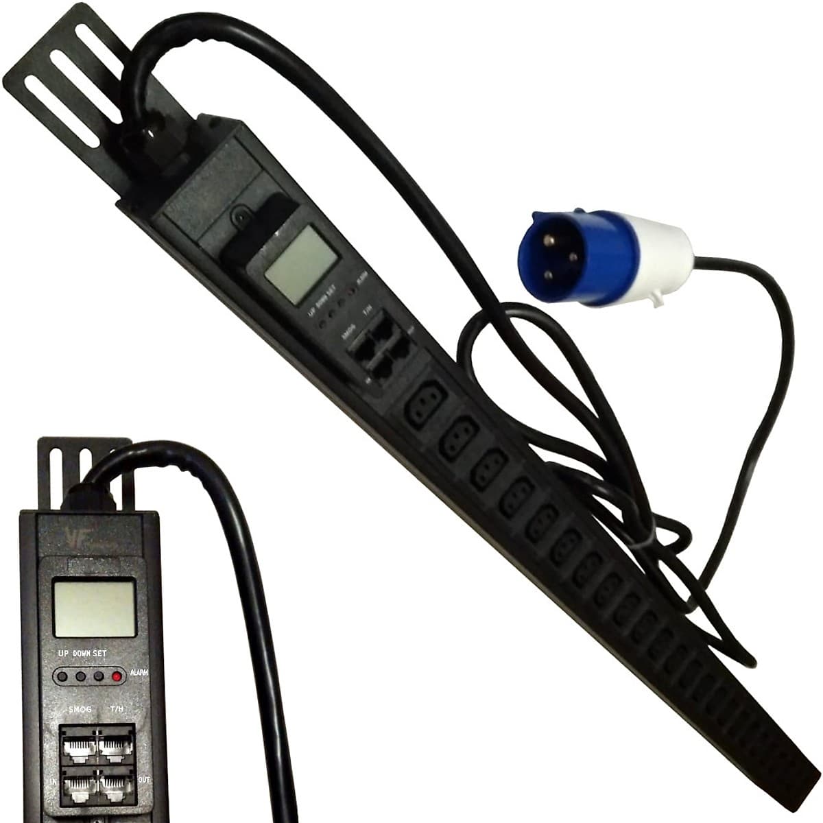 Vf-Pdu Vertical 24 Tomas C13 Monitoreable -32 Amp -3 Mts