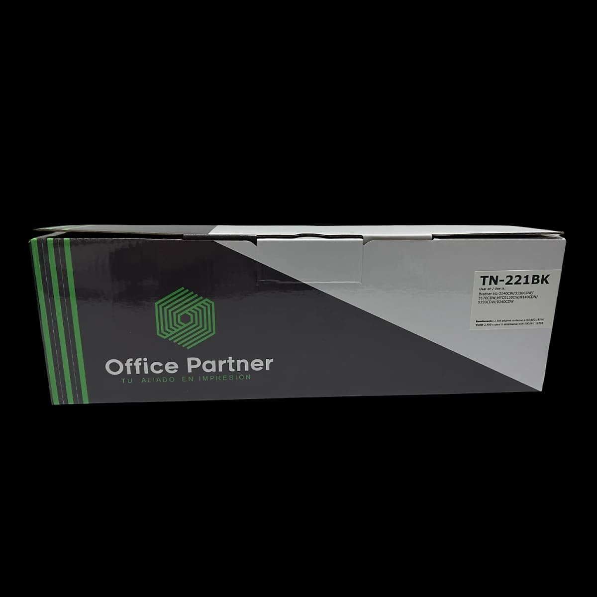 Toner Office Partner Tn-221bk Para Brother Black/ Negro