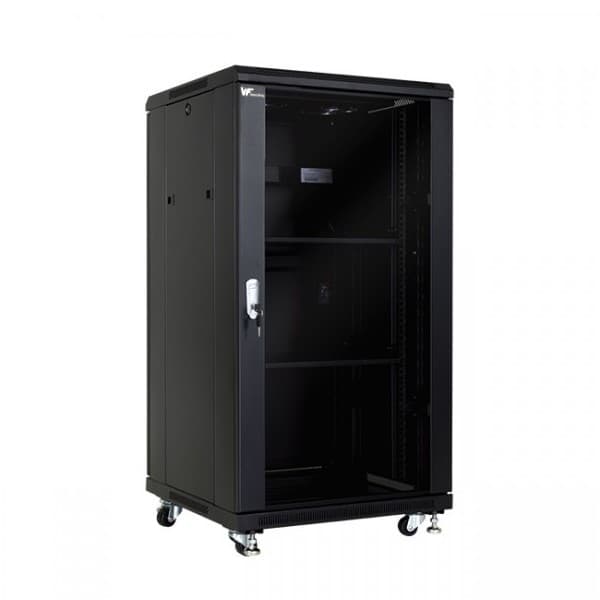 Vf-Rack Piso Negro 22u 600x600x1160 P/Vidrio