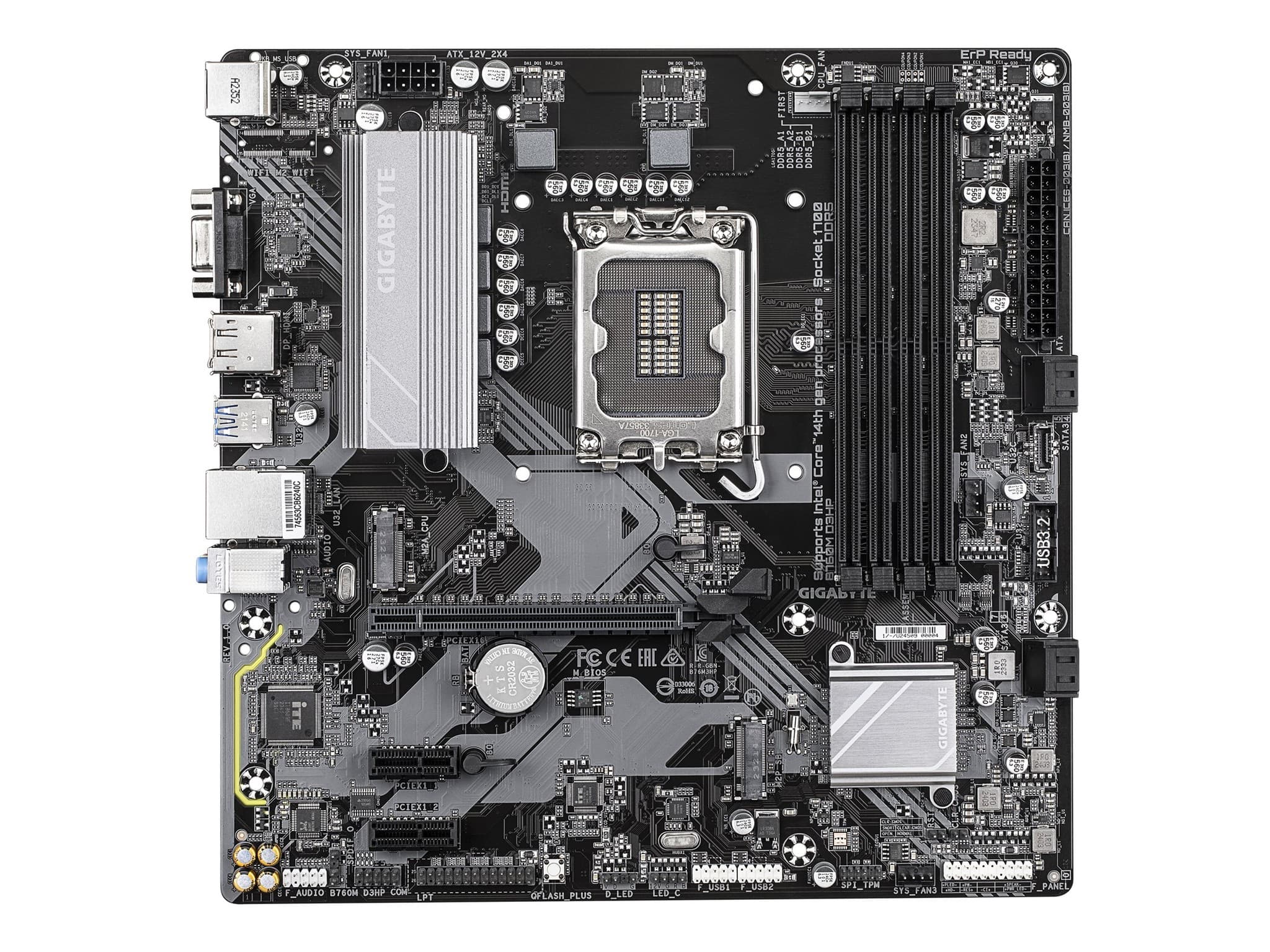 Motherboard Gigabyte Intel B760m D3hp 4x Ddr5 M.2 Lga 1700
