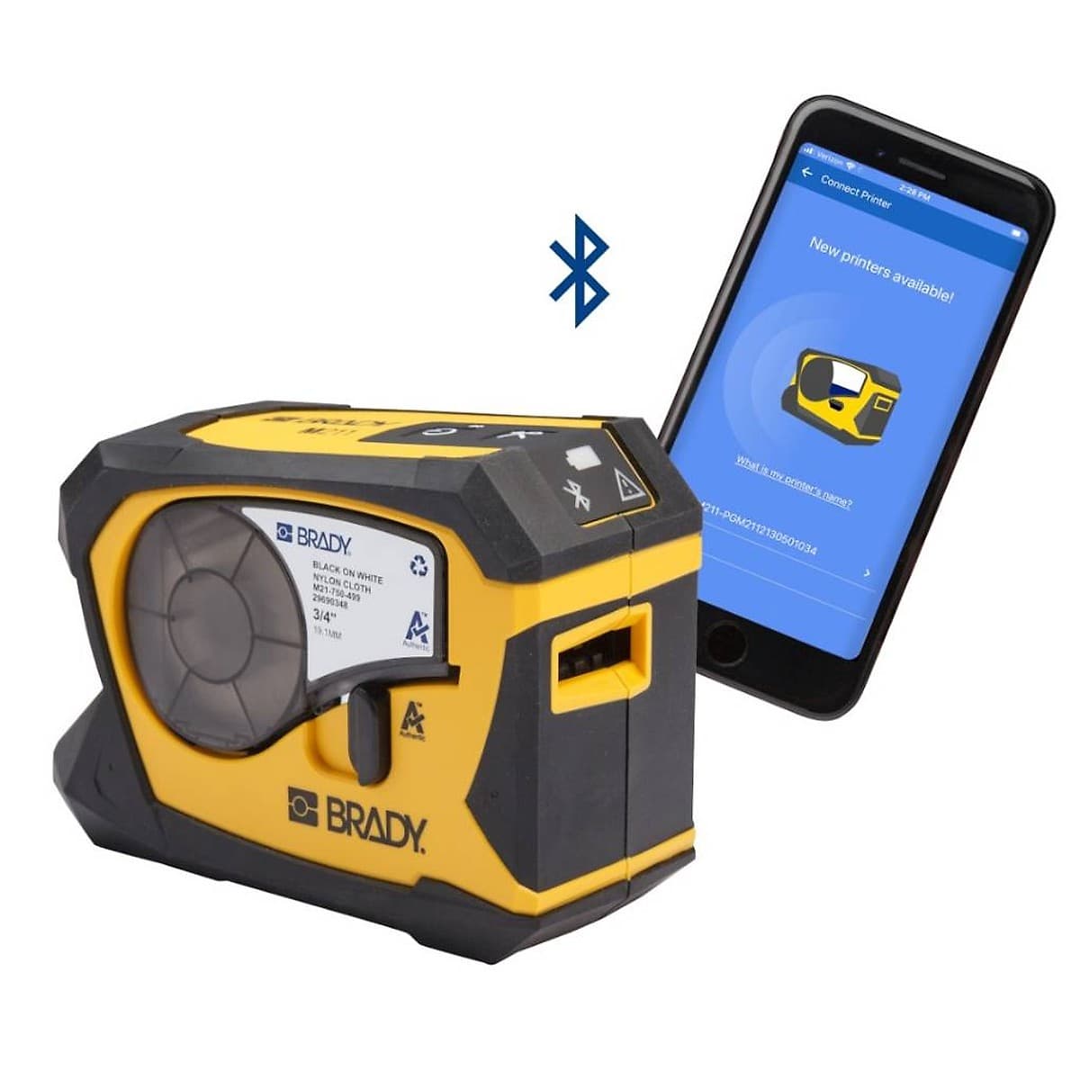 Impresora Brady M211 Portátil Con Bluetooth Para Etiquetas Industriales