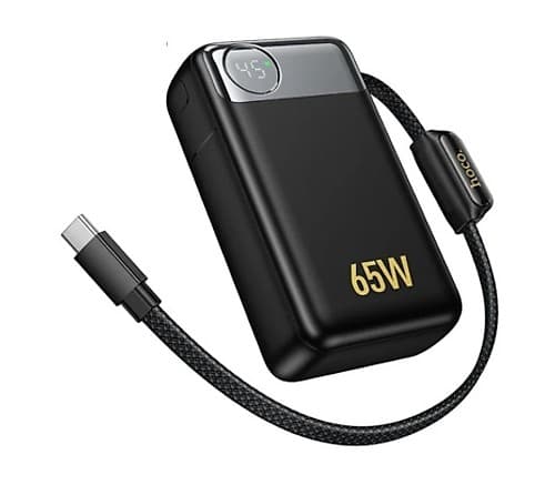 Hoco Q53 Powerbank Skillfull Pd65w 12.000mah C/Cable Black