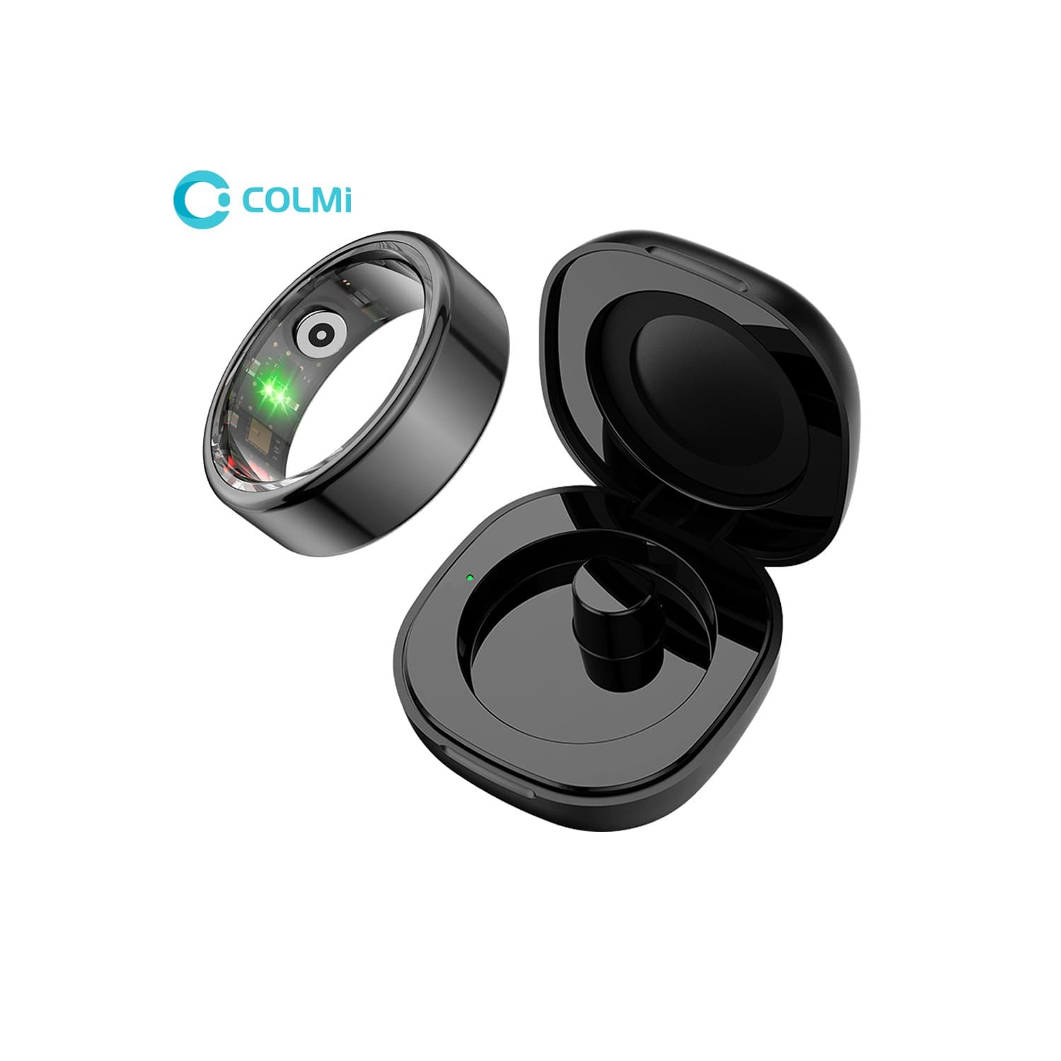 Anillo Inteligente Colmi R02 Negro Talle 8 Smart Ring
