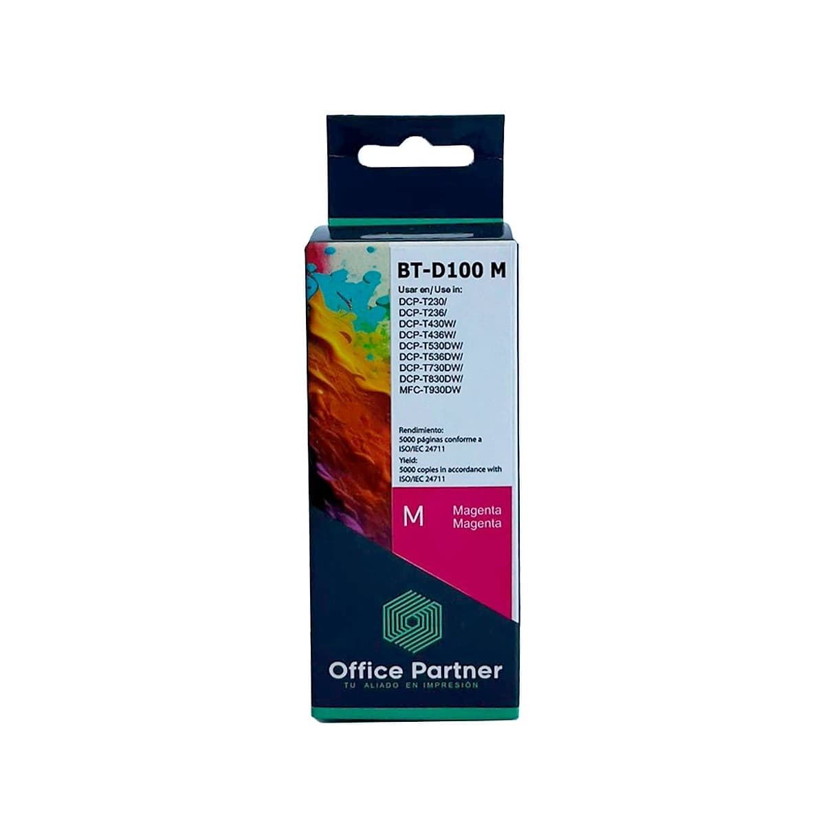 Botella De Tinta Brother Bt-D100 M Magenta