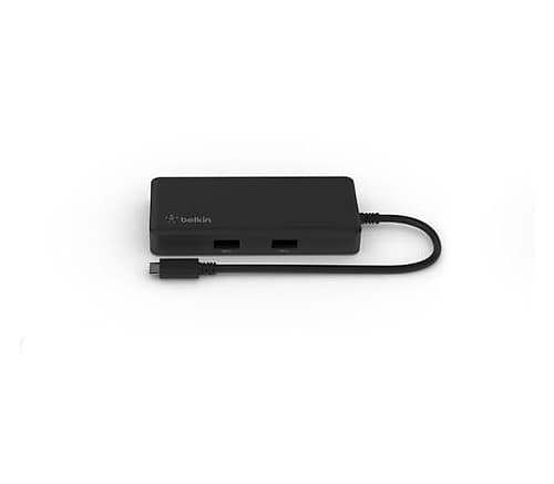 Belkin Inc008ttbk Hub Usb-C 5 En 1 Rj45/Hdmi/Usb-C/Usb-Ax2 86w (D)* Pd
