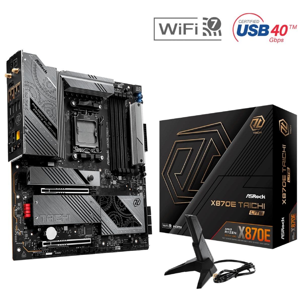 Motherboard Asrock X870e Taichi Lite Wifi Am5