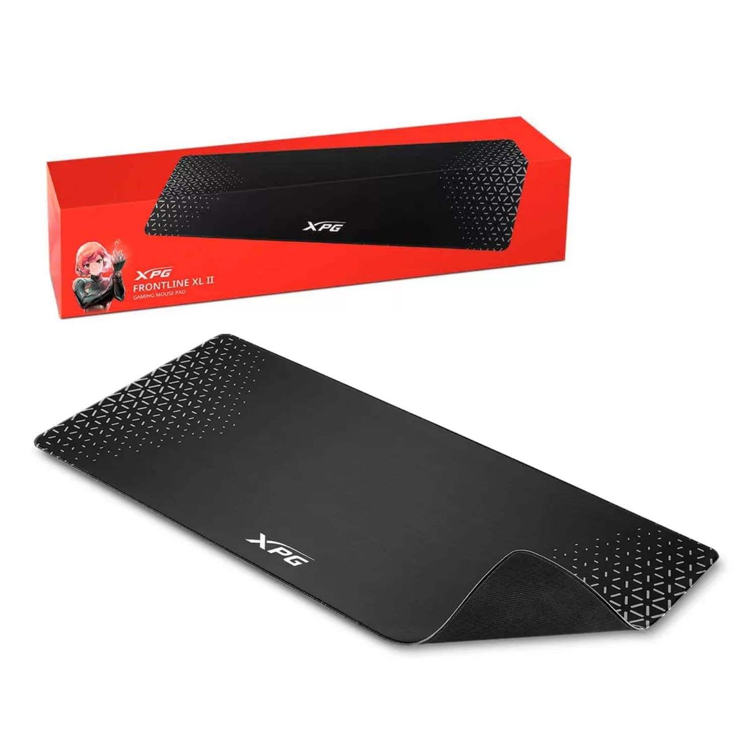 Mousepad Xpg Frontline Xl Ii Almohadilla De Tela De Gran Formato Superficie Optimizada Para Precisión Y Control Base Antideslizante