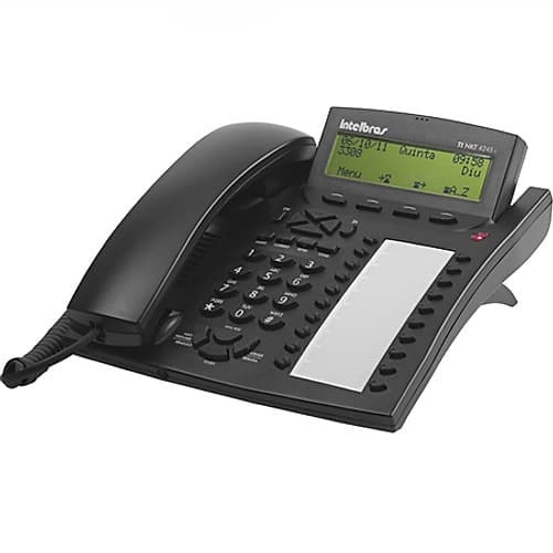 Telefonia Telefono Interno Ti 4245 Negro Impacta Intelbras