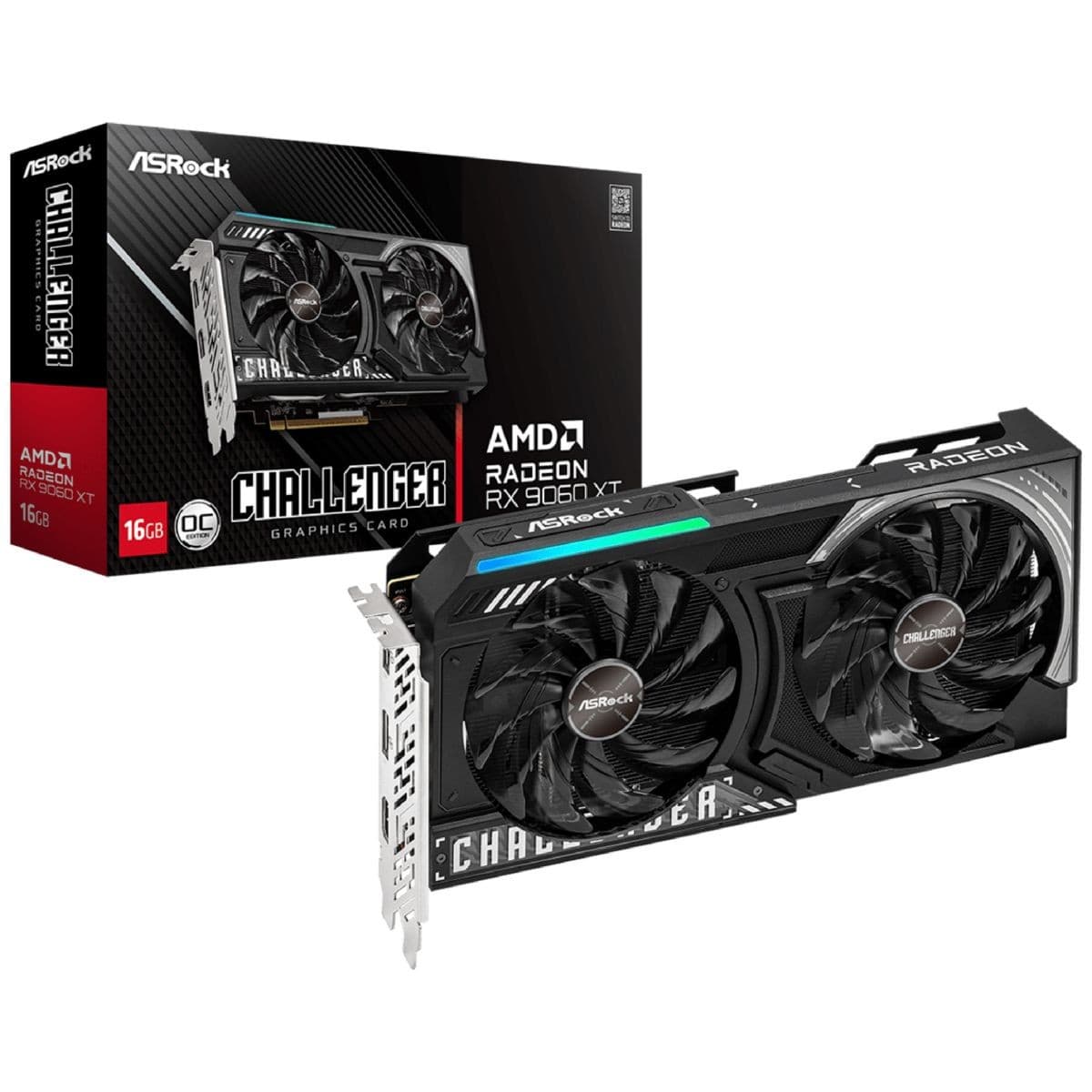 Tarjeta Asrock Amd Rx9060xt Challenger 16gb Oc
