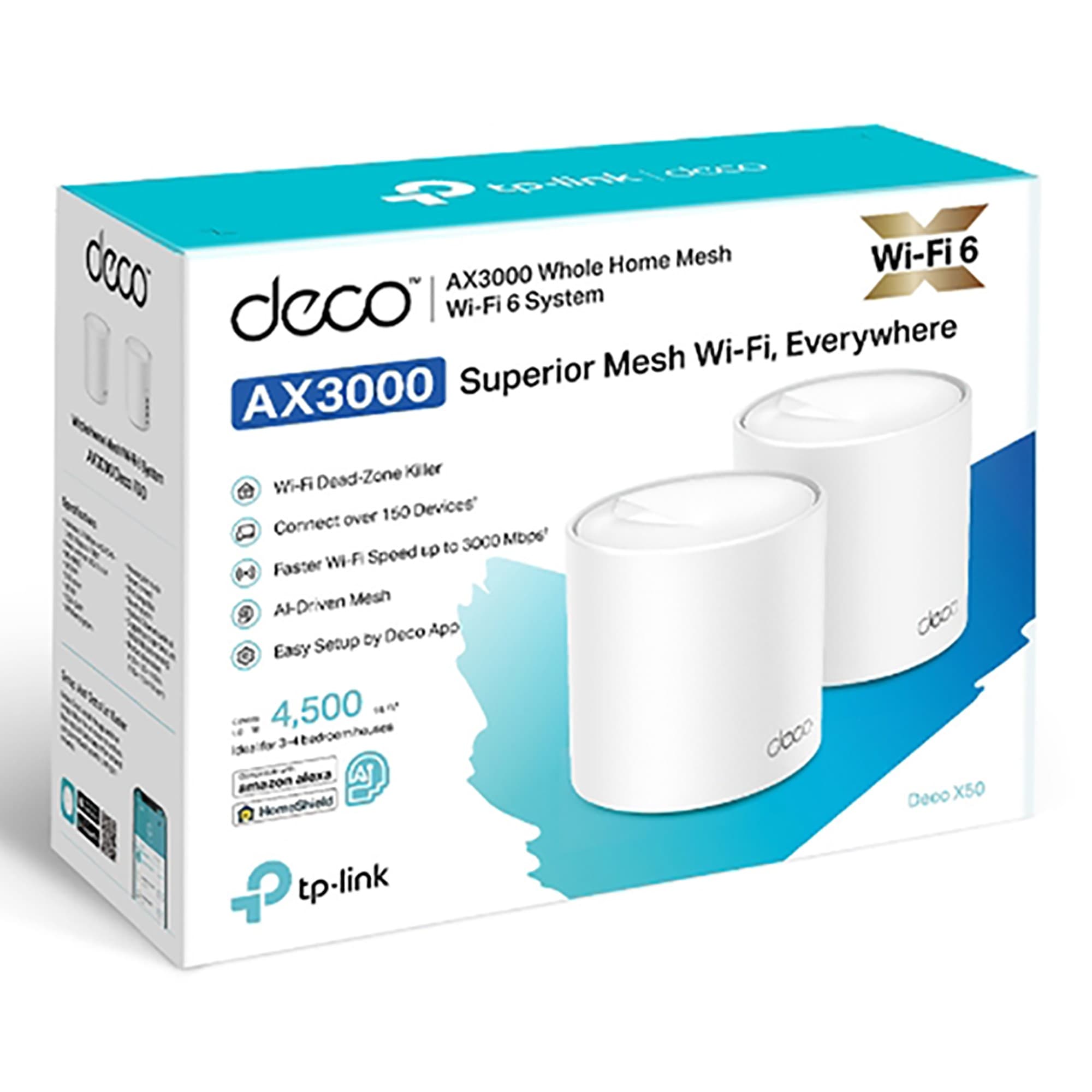 Access Point Tp-Link Deco X50 2.4ghz/5ghz Ax3000 Pack X2