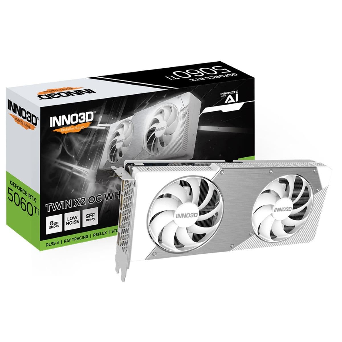 Tarjeta Inno3d Geforce Rtx 5060ti 8gb Twin X2 Wh