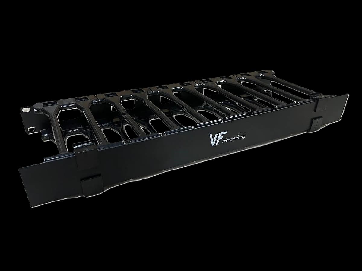 Vf-Organizador 1u Plastico C/Tapa Negro Alta Densidad