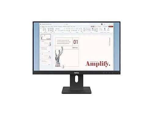 Monitor Lenovo Thinkvision E24-40 23.8" Hd Dp+Hdmi+Vga/Ips/