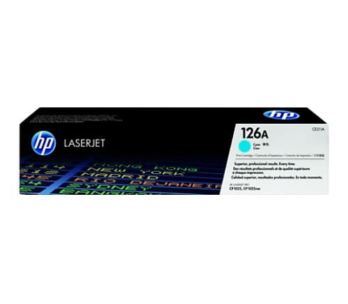 Hp Toner Ce311a Cyan 126a Cp1000/1025nw/M175nw 1.000 Copias