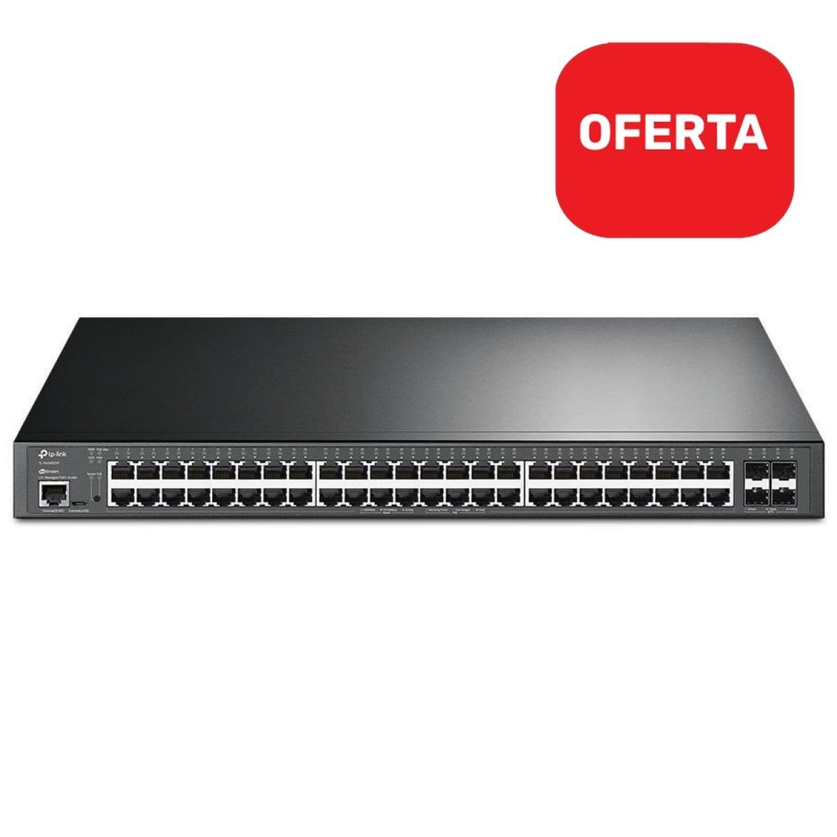 Switch Tp-Link Sg3452xp 48pt Gbit Adm Poe+ 4sfp+