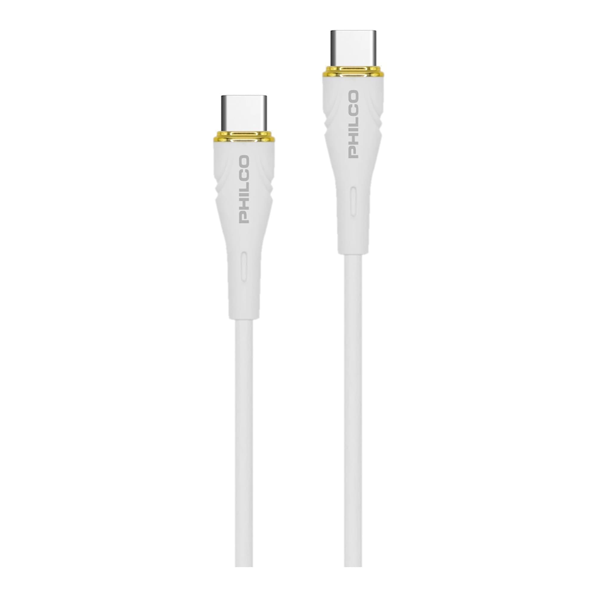 Cable De Silicona Usb C - Usb C Philco 2a 1.2m