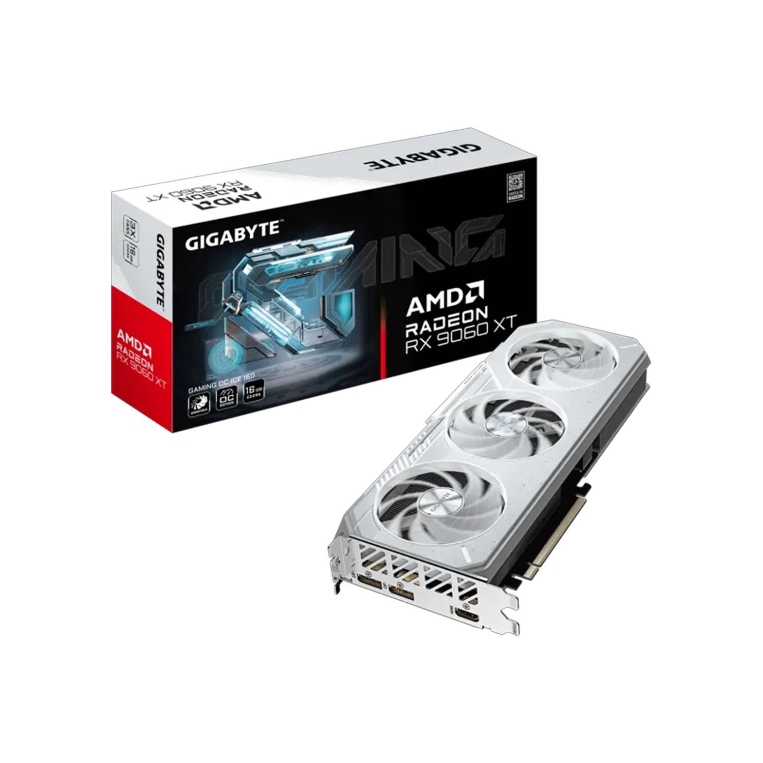 Tarjeta Gráfica Gigabyte Radeon Rx9060 Xt Gaming Oc Ice
