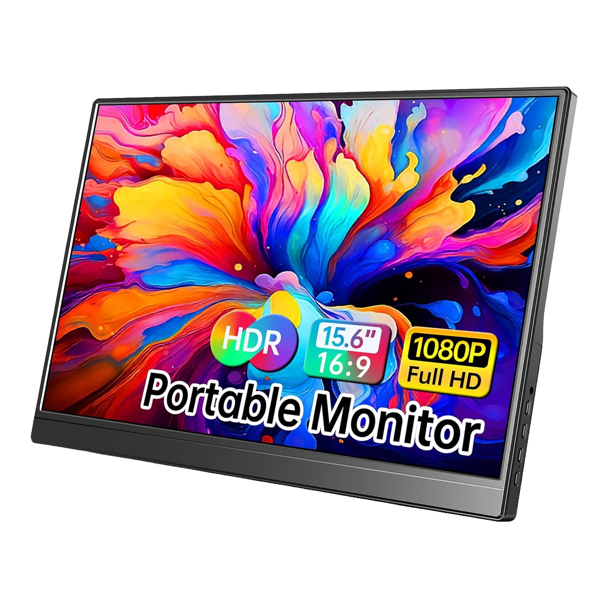Monitor Portable Wcv Pm1563 15.6'' 1080p Soporte Integrado