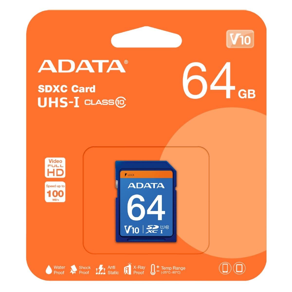 Memoria Adata Sd 64gb Uhs-1 V10 C10
