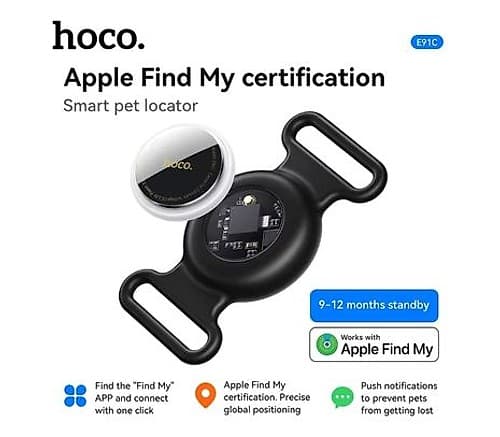 Hoco E91c Tiger Tag Localizador Collar Para Mascotas White Ios