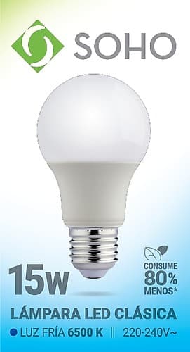 Lámpara Led Soho E27 15w Fria X 10 Unidades