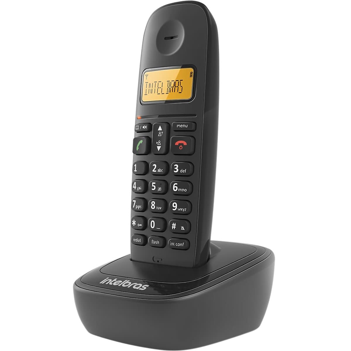 Telefonia Telefono Inalambrico Ts 2510 Id Negro Intelbras