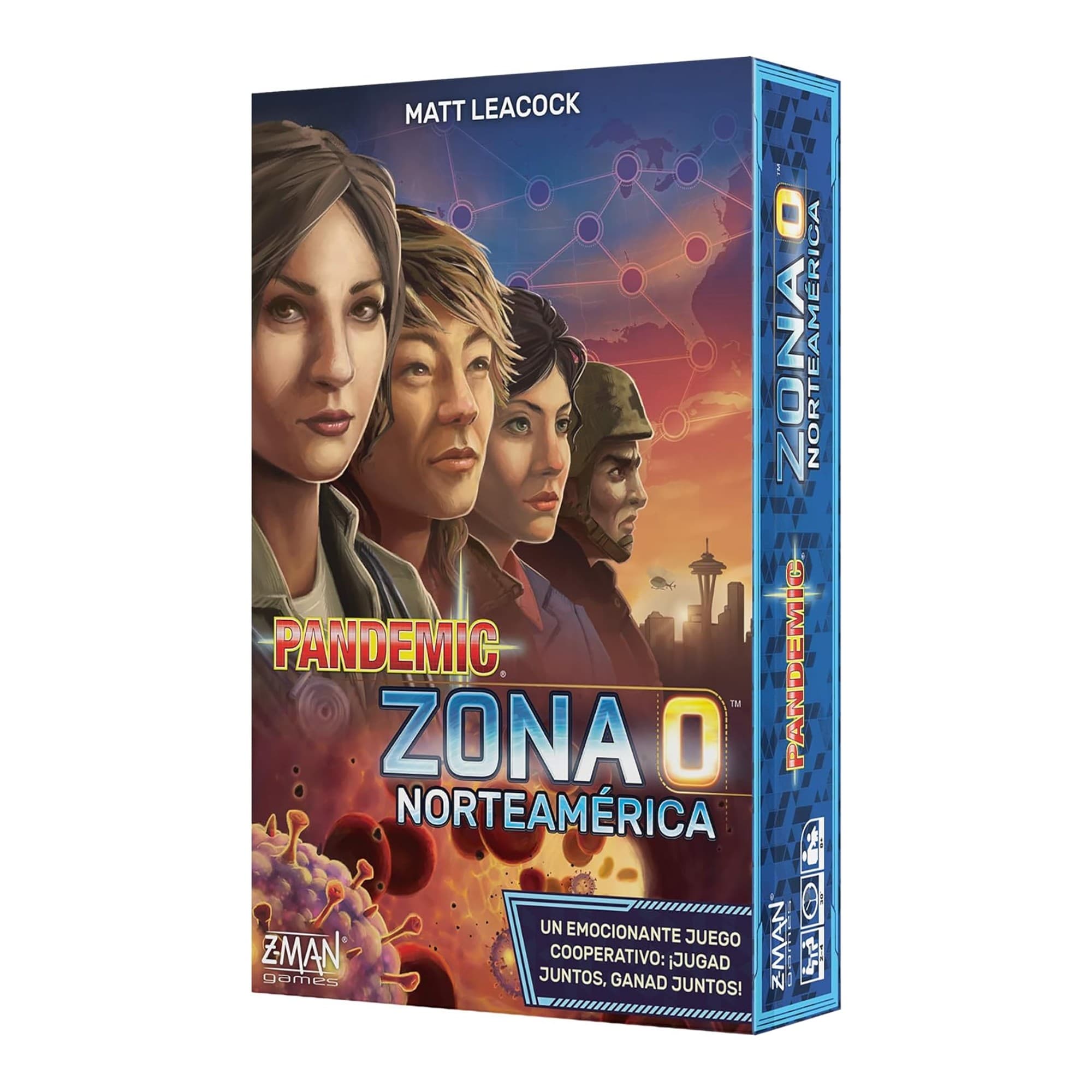 Juego De Mesa Z-Man Games Pandemic Zona 0 Norteamérica +8