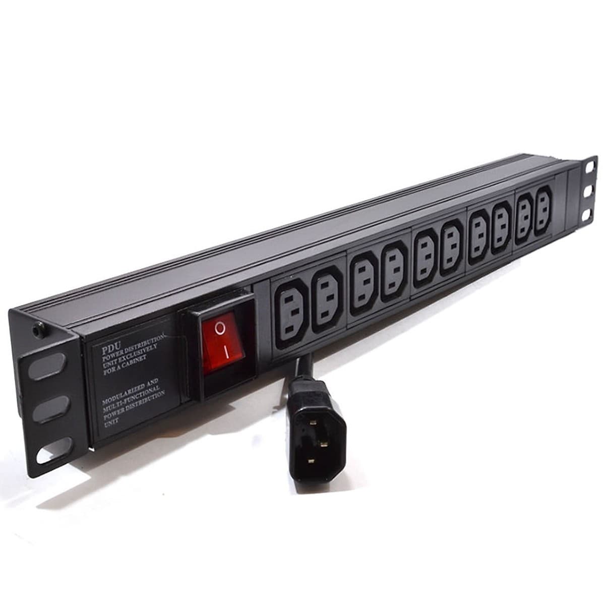 Vf-Pdu 10 Tomas Iec C13 Hembra Negro C/Llave 3m C/Toma C14