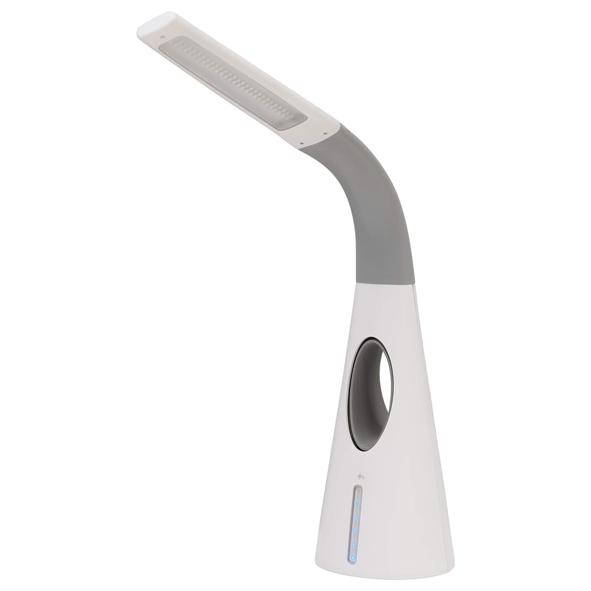 Lámpara De Escritorio Ultrabrite Sl9066 Puertos Usb Ventilador