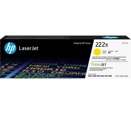 Hp Toner W2222x 222x Amarillo 3201/3202/3203/3204/3288/3303/3388 2.500 Cp