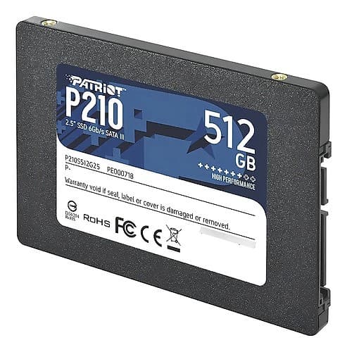 Patriot Ssd P210 512gb Sata 3 2.5 Ssd