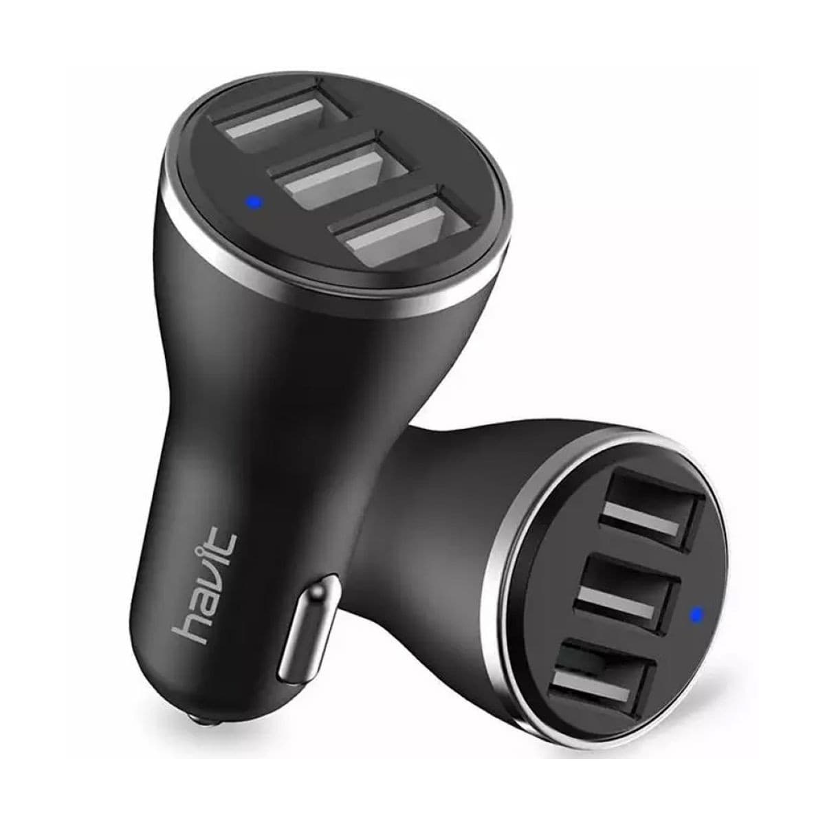 Cargador Havit Para Auto 3 Usb