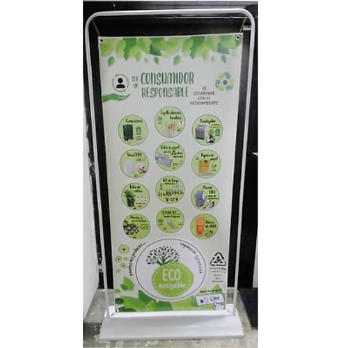 Banner Ecoamigables Con Soporte