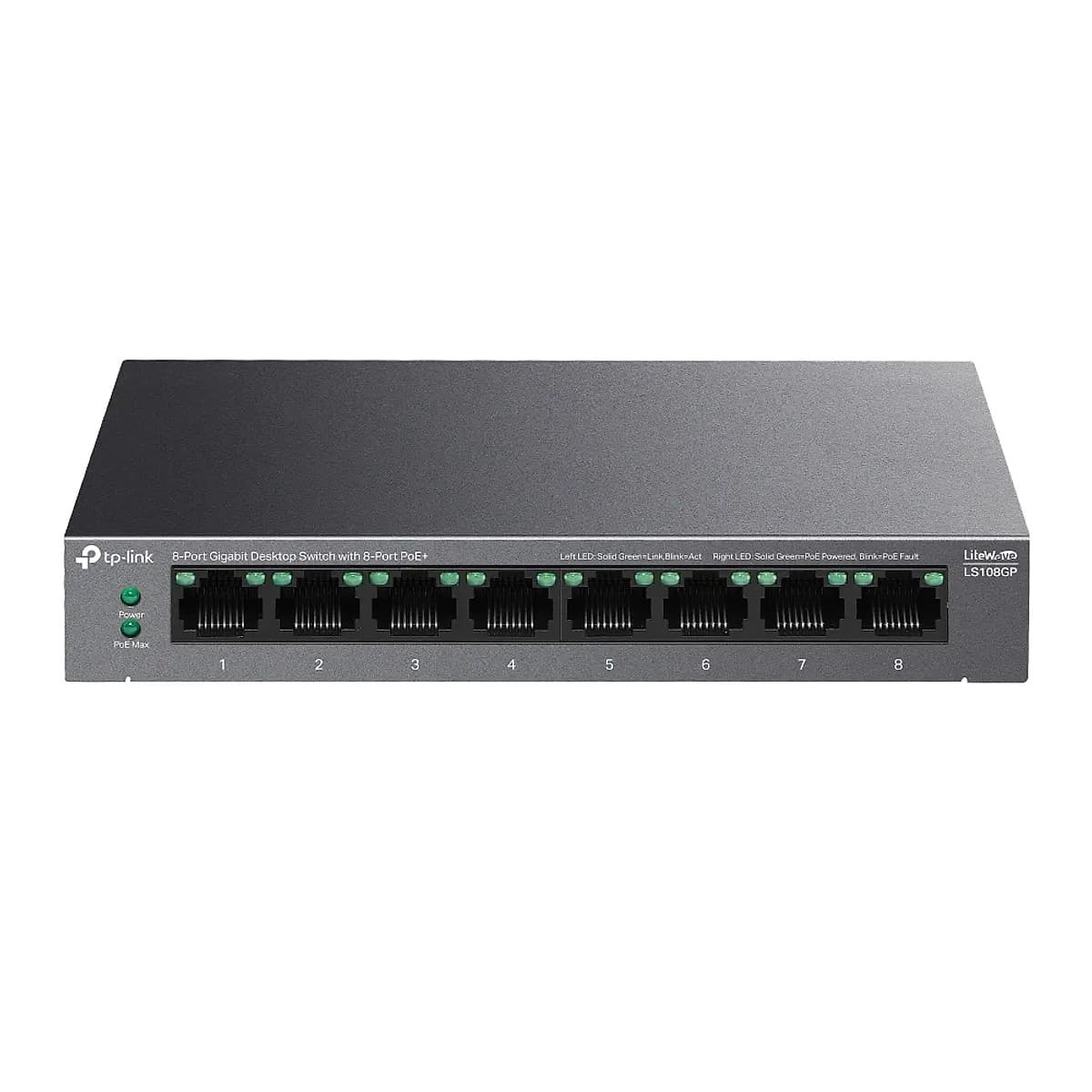 Switch Tp-Link Ls108gp Poe Gbit