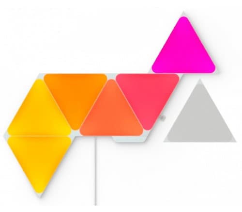 Nanoleaf Nl47-0002tw-9pk Kit Inicial De 9 Luces Led Triangular Smart (O)