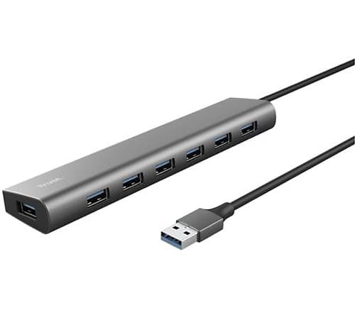 Trust 24967 Hub Usb 7 Puertos Usb-A 3.2 Halyx (O)