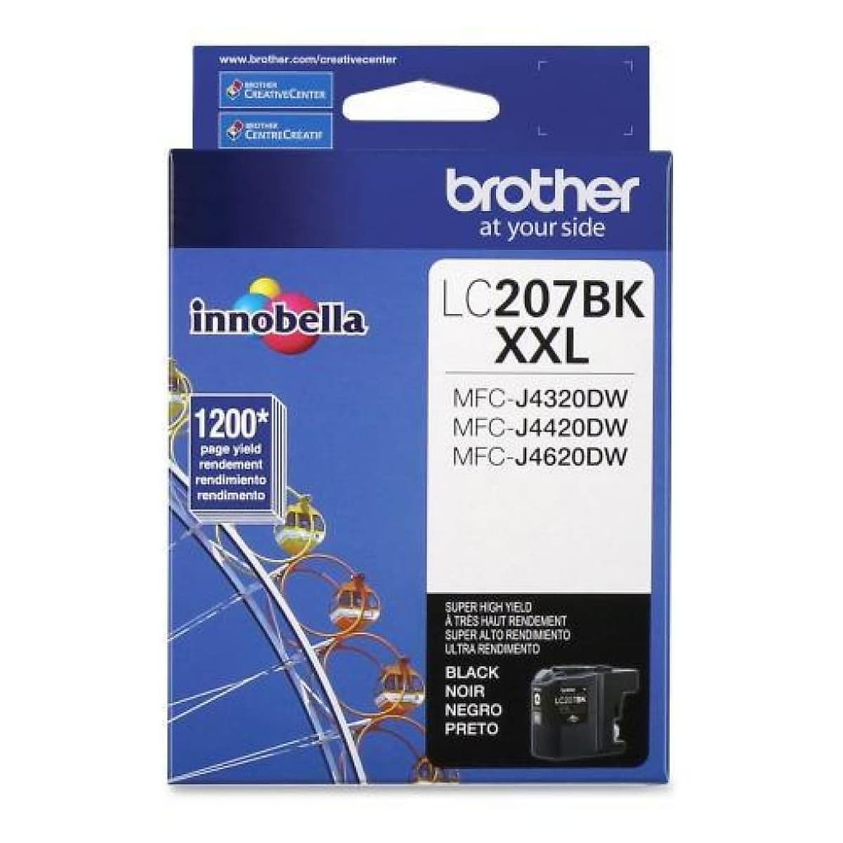 Cartucho De Tinta Brother Lc-207bk