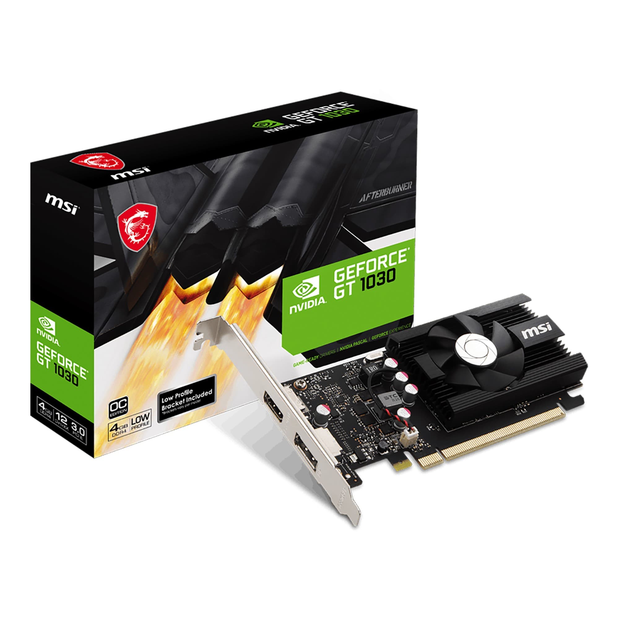Tarjeta De Video Msi Nvidia Geforce Gt1030 4gb Ddr4