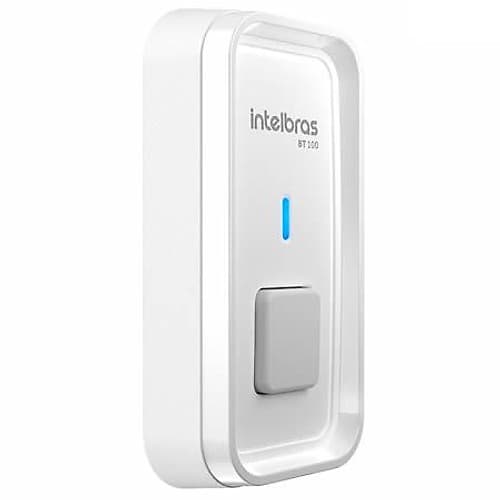 Automatismo Pulsador Inalambrico Universal Blanco Bt 100 Intelbras