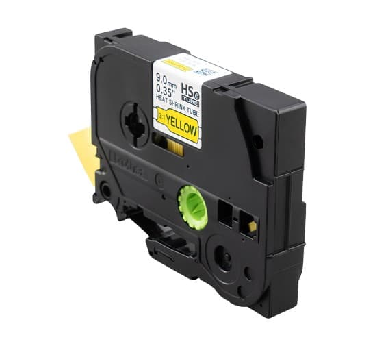 Cinta Brother Termocontraible Negro/Amarillo 9mm