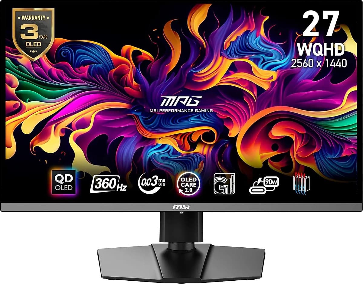 Msi Monitor Mag 271qpx X36 Od-Oled Qhd 360hz