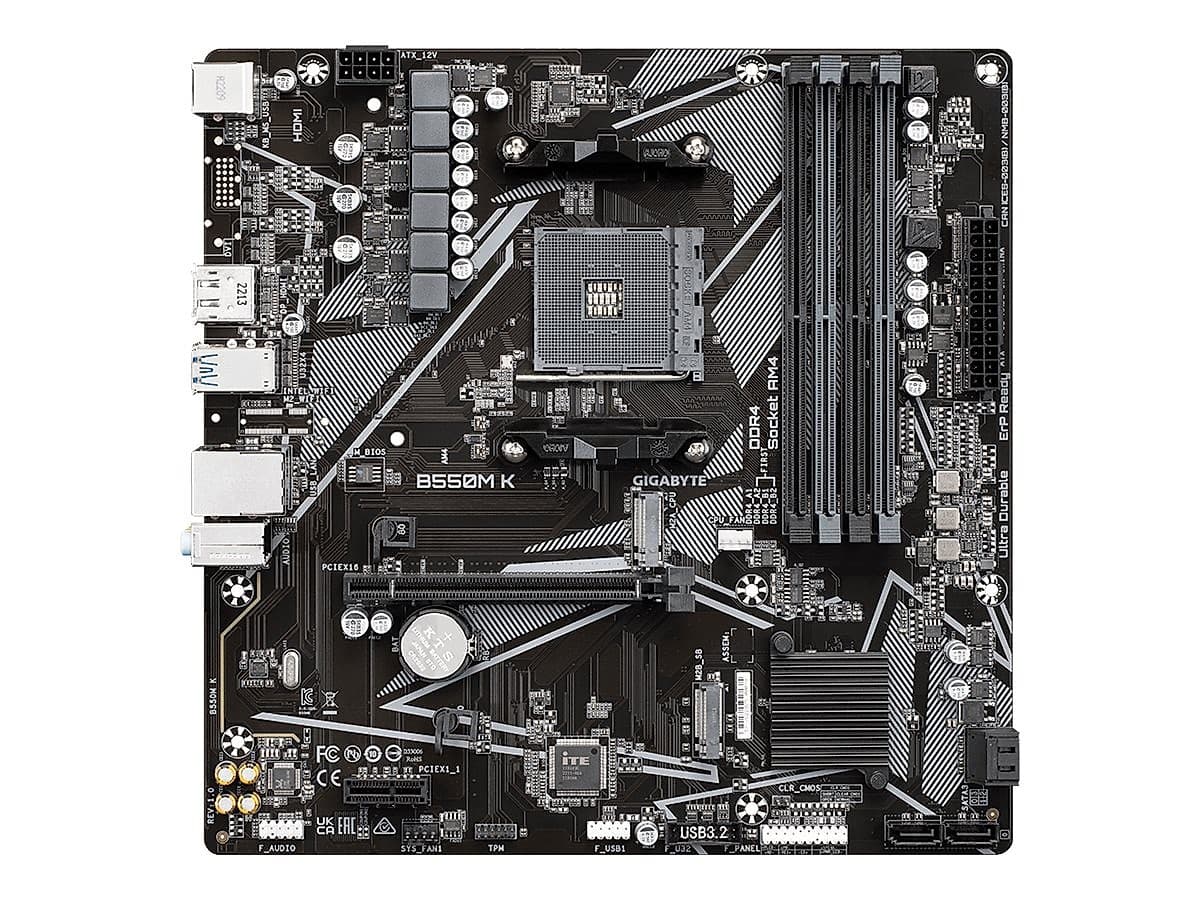 Motherboard Gigabyte Amd B550m K M.2