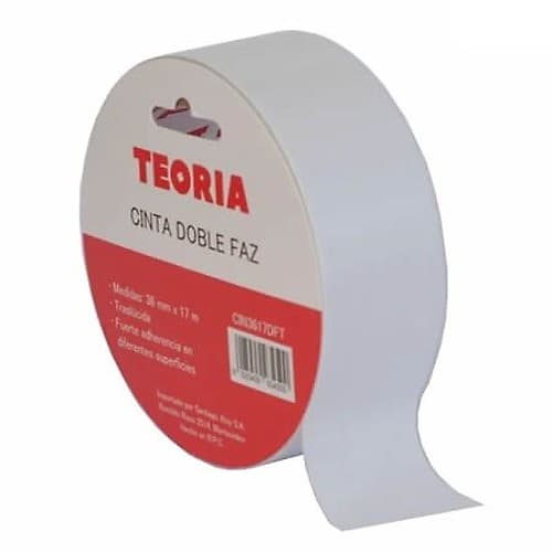 Herramientas Cinta Doble Faz 36mm X 17m Teoria+