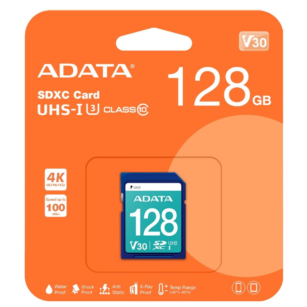 Memoria Adata Sdxc 128gb Uhs-I U3 V30s