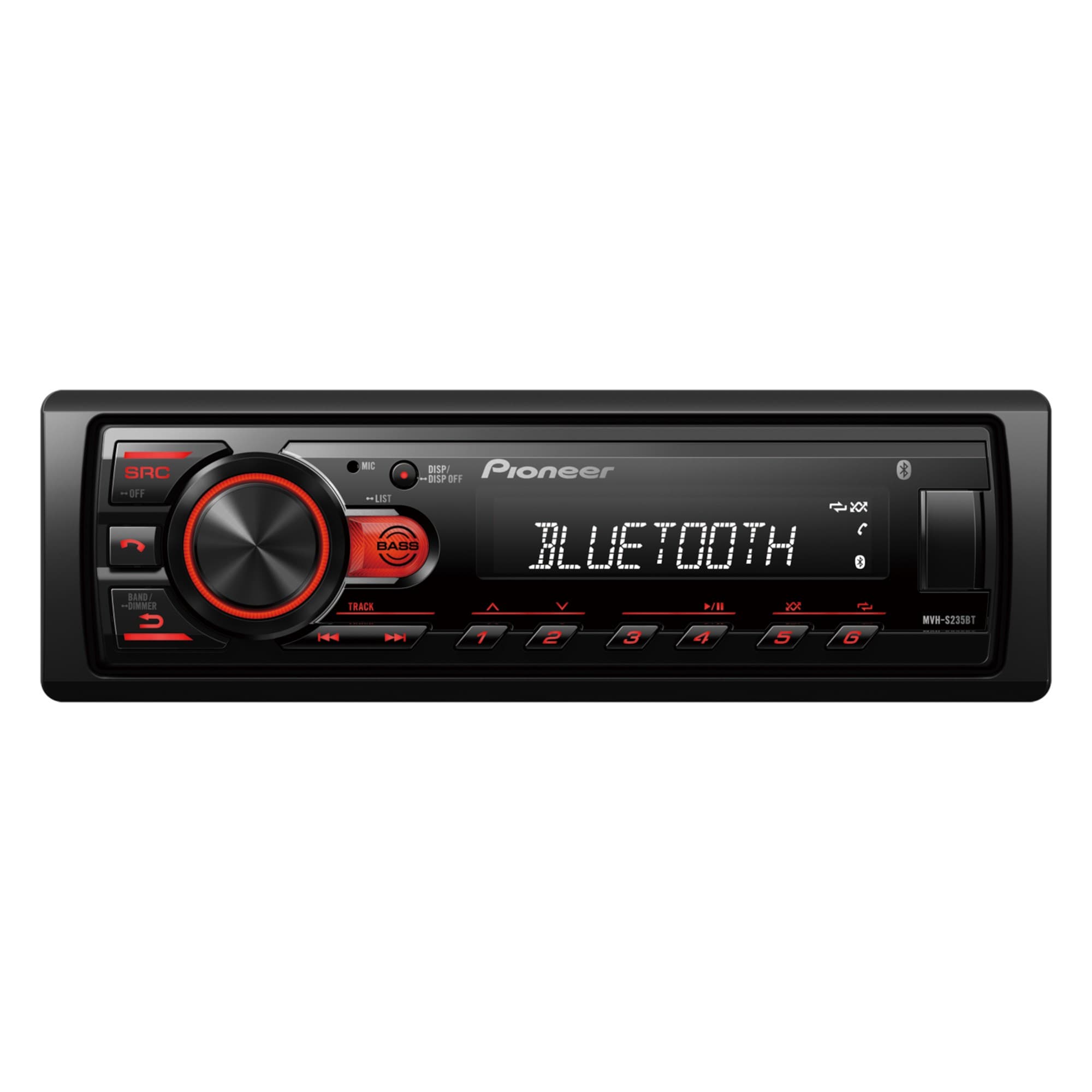 Radio Para Auto Pioneer Mvh-S235bt 200w Bt