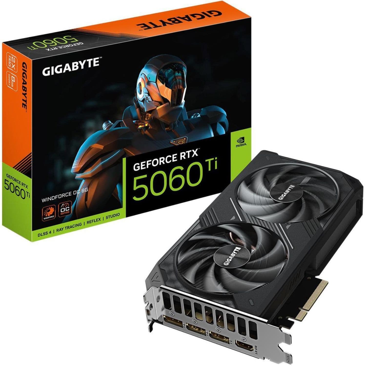 Tarjeta Gráfica Gigabyte Rtx 5060 Ti Aero Oc 8g
