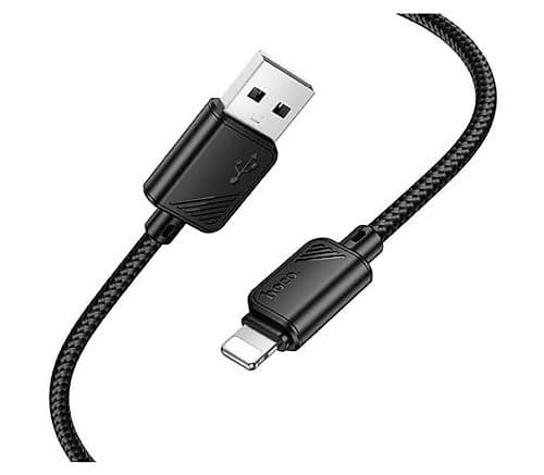 Hoco X113 Beneficio Pd 27w Fast Charge Black Cable Usb-A Lightning 1.0m (O)